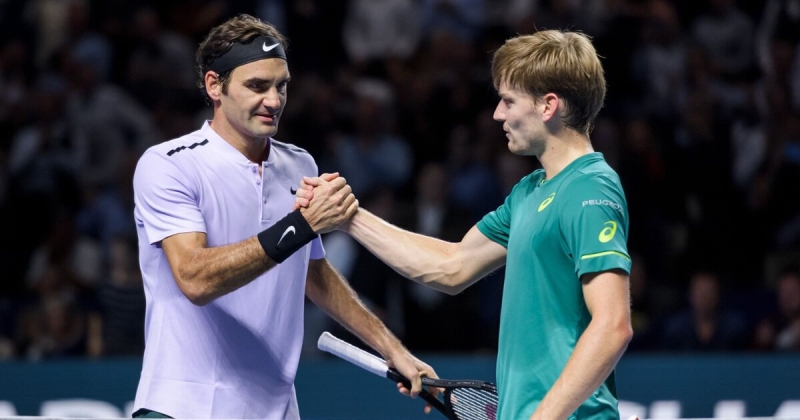 Федерер встретился с Гоффеном в Дубае